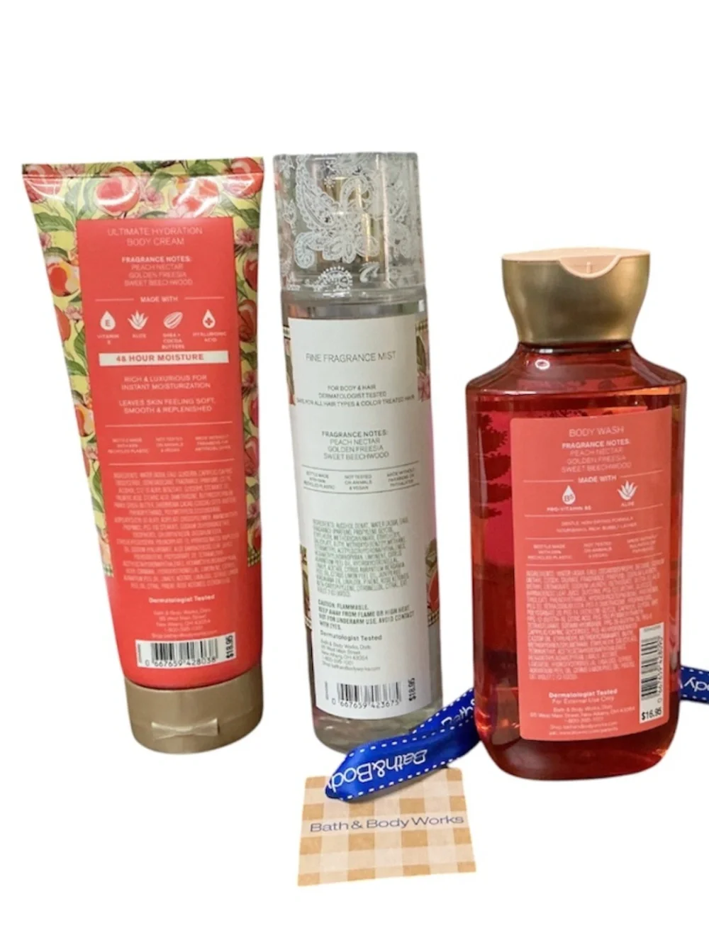 BATH AND BODY VERA BRADLEY PEACH BLOSSOM & NECTAR COLLECTION
